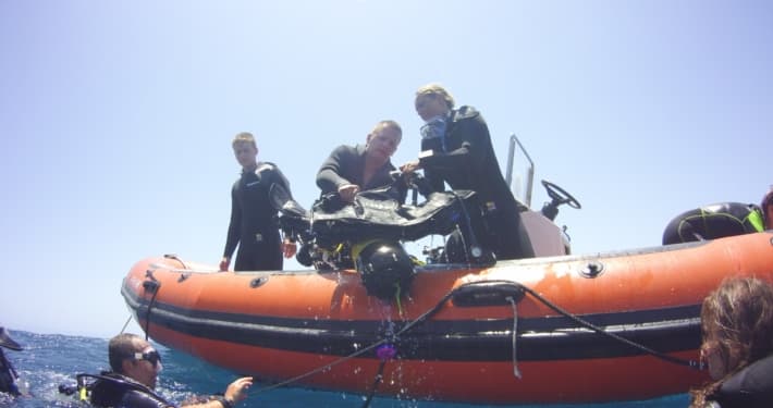 Tauchkurs Advanced Open Water Diver Boot Tauchen